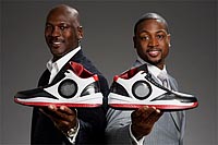 dwayne wade mickael jordan - air jordan 2010 